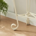 thumbnail image 6 of MIDODO Modern Console Table 47 Inch Tempered Glass Sofa Table with 2 Shelves - Metal Frame Entryway Table, 6 of 9