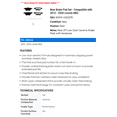 thumbnail image 2 of Rear Brake Pad Set - Compatible with 2013 - 2020 Lincoln MKZ 2014 2015 2016 2017 2018 2019, 2 of 2