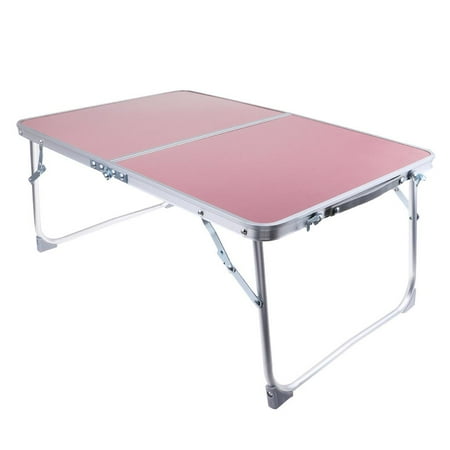 TOP PORTABLE FOLDING TABLE indoor and outdoor DINING CAMPING PICNIC PARTY DESK Pink