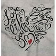thumbnail image 2 of Live the Life You Love Positive Quote Women's Graphic T Shirt Tees Brisco Brands M, 2 of 7