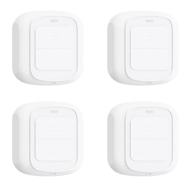 4X Tuya WiFi BotóN Escena Interruptor InaláMbrico Luz Inteligente Interruptor de Pared Bajo Consumo de EnergíA Sin Cableado para un Toque para Ejecutar