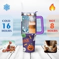 thumbnail image 4 of Halloween Coffee Tumble Happy Halloween Pumpkin Tumbler Cup with Straw,Thermal with Lids for Hot and Cold Drinks for Work Travel 40 oz Spooky Cup, 4 of 7