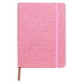 thumbnail image 1 of Diario brillante con banda elástica para uso diario. Libreta brillante para diarios de viaje y escritura comercial. Bloc de notas pequeño a granel para niñas y mujeres., 1 of 8