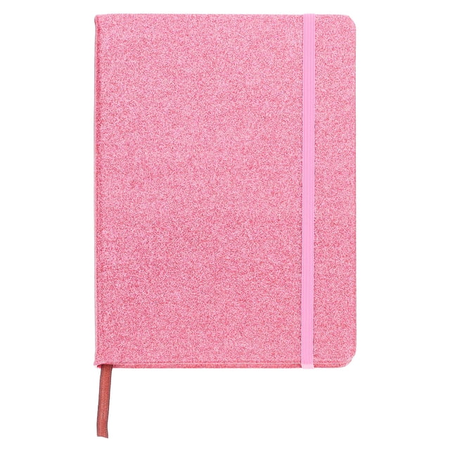 Diario brillante con banda elástica para uso diario. Libreta brillante para diarios de viaje y escritura comercial. Bloc de notas pequeño a granel para niñas y mujeres.
