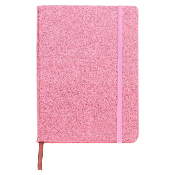 Diario brillante con banda elástica para uso diario. Libreta brillante para diarios de viaje y escritura comercial. Bloc de notas pequeño a granel para niñas y mujeres.