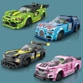 thumbnail image 2 of Gprince Children Racing Car Building Blocks Assembled Small Particles Sports Car Model Gifts For Boys Girls, 2 of 9