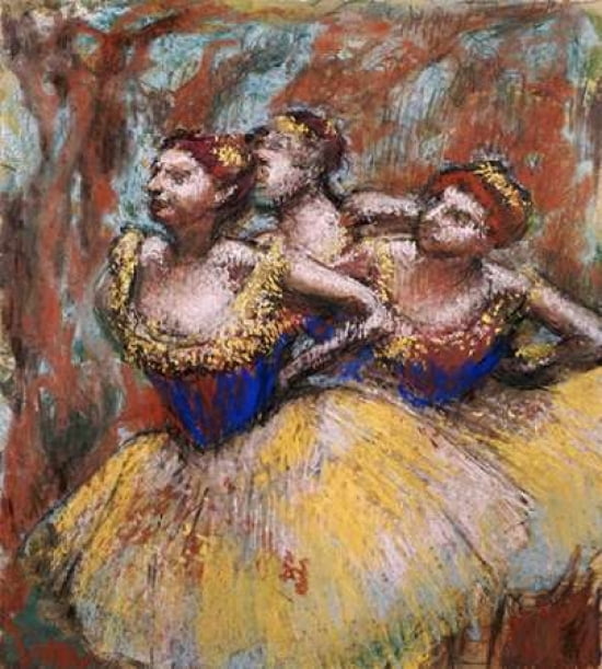 Three Dancers Canva