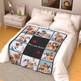 thumbnail image 5 of Picture Blankets Customized, 10 Photos Customized Blanket, Custom Picture Blankets, Gifts for Sister Dad Mom Daughter Son, 5 of 6
