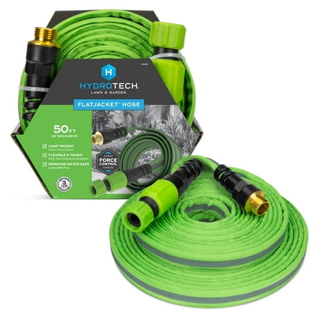 HydroTech FLATJACKET 5/8" x 50 ft Flexible Garden Hose