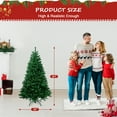 thumbnail image 4 of Soilhill 5ft Artificial Christmas Tree, Premium Hinged Spruce Christmas Trees Easy Assembly with Metal Foldable Stand, Fluffy Holiday Xmas Tree for Home Party Decoration (5Ft), 4 of 7