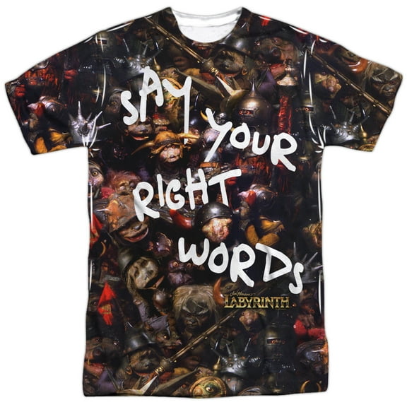 Labyrinth - Right Words - Short Sleeve Shirt - X-Large