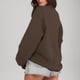thumbnail image 3 of Gibobby Sudadera navideña mujer Sudadera con capucha de manga larga con estampado de oro de imitación para mujer, informal y a la moda, holgada(Marrón,XG), 3 of 4