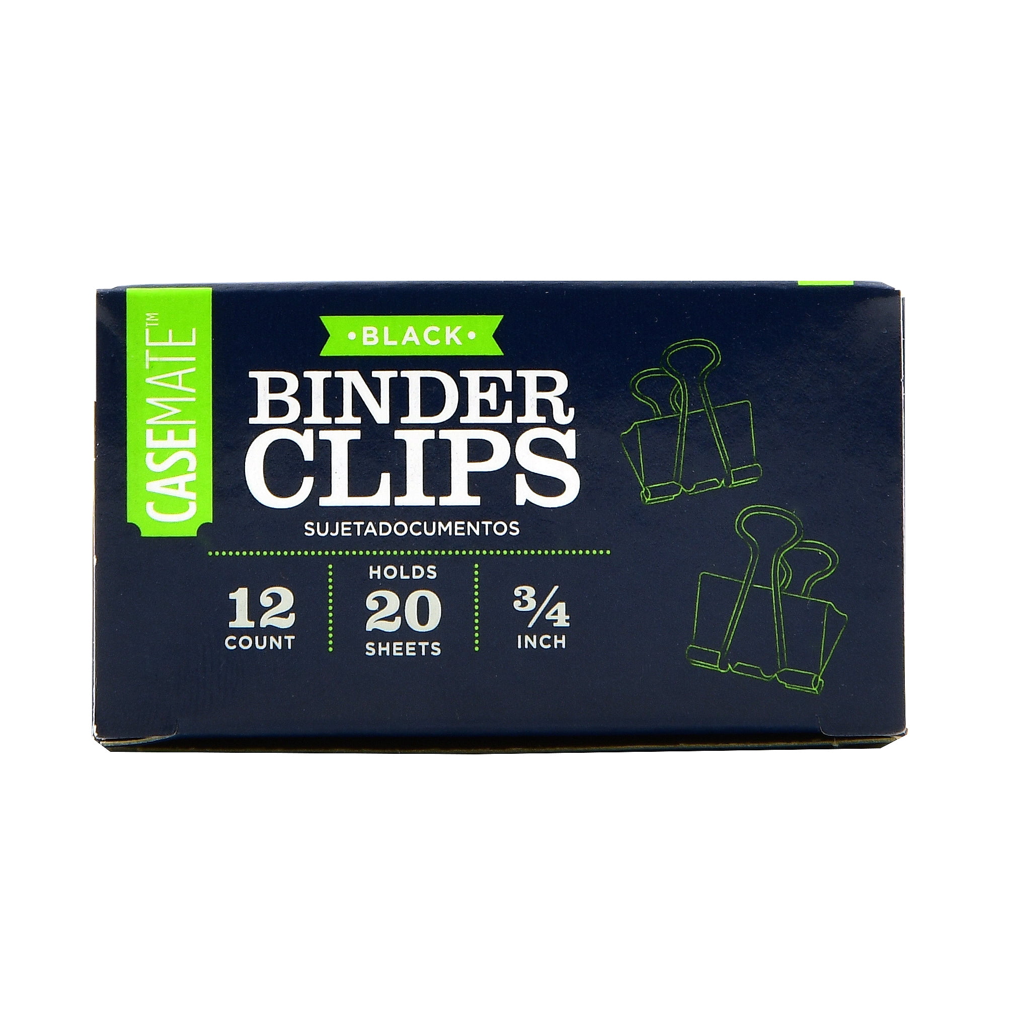 Small Binder Clip, Black