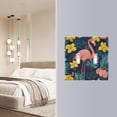 thumbnail image 4 of Yayeee Toggle Light Switch Wall Plate 3-Gang 6.37"x4.48" Decorative Outlet Cover, Pink Floral Flamingo, 4 of 7