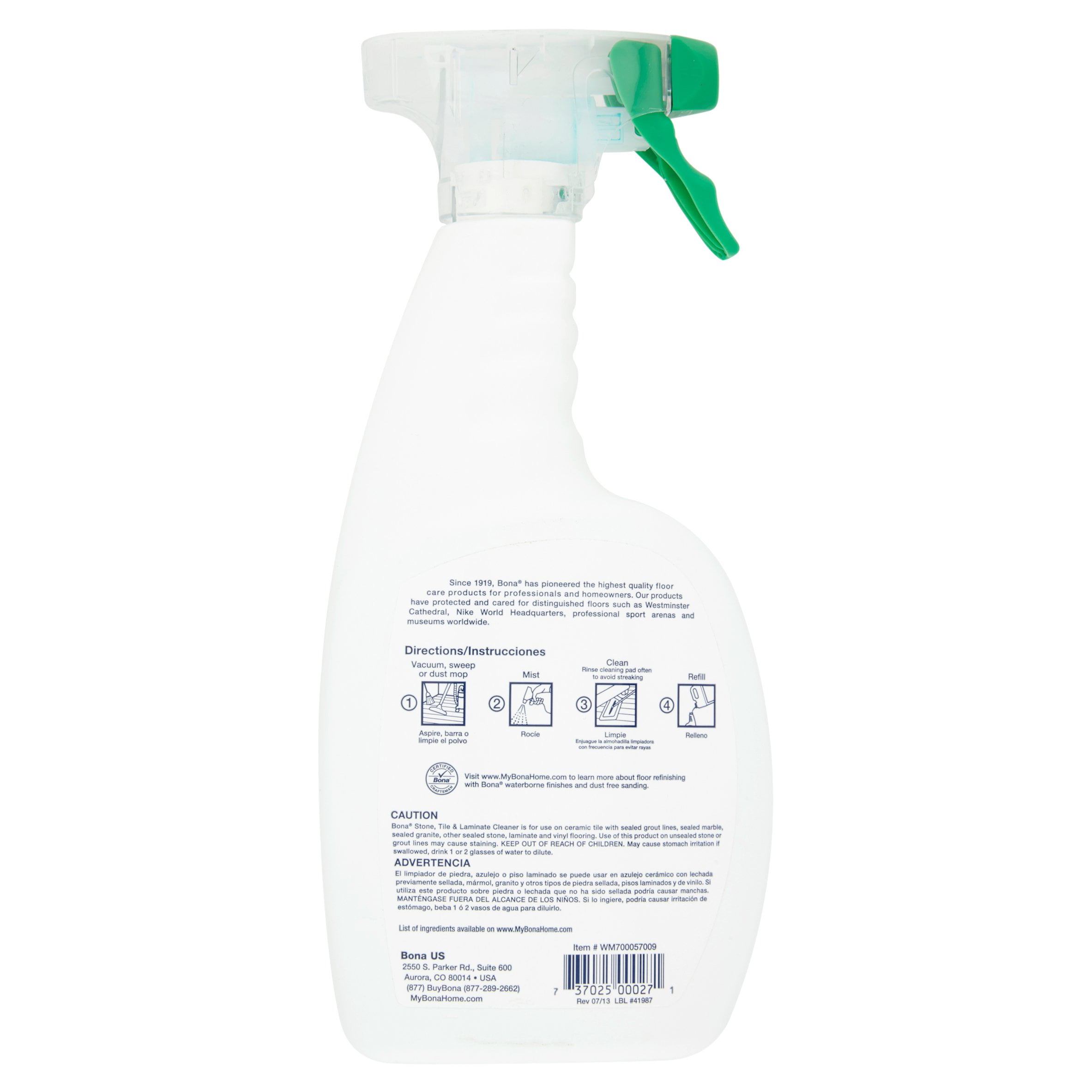 Bona Stone Tile Laminate Floor Cleaner 22 Oz Com