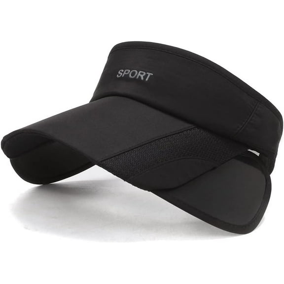 Sun Visors Hats for Women with Retractable Brim Golf Visor UV Protection Beach Cap Tennis Running Sport Hat Adjustable