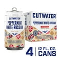 thumbnail image 2 of Cutwater Peppermint Vodka White Russian 4 pack 12 fl oz Aluminum Cans, 13% ABV, 2 of 7
