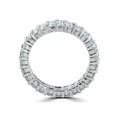thumbnail image 2 of 3ct Diamant Éternité Double Rangée Or Blanc 14K, 2 of 2