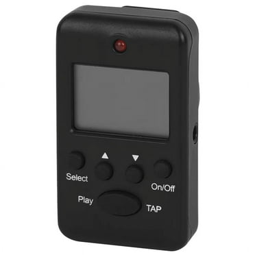 Electronic Metronome Pocket Metronome Loud Sound Tempo Metronome Mini Metronome for Piano Guitar Flute Drum Black