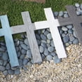 thumbnail image 5 of Ekena Millwork 14"W x 20"H x 3/4"D Vintage Farmhouse Cross, Barnwood Decor Collection, Pebble Grey, 5 of 10