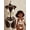 Apricot, variant on Women's 2-Piece Wavy Striped Shell Tape Splice Tie Neck Bikini Set - Bohemian Beach Swimwear
