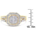 thumbnail image 5 of 10K Yellow Gold 0.50ct TDW Round Cut Diamond Ring (I-J,SI2-I1), 5 of 6