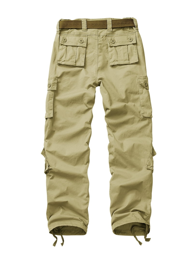 TRGPSG Women's Cargo Pants with 8 Pockets Cotton Casual Work