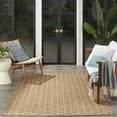thumbnail image 4 of Nourison Reversible Indoor Outdoor Geometric Natural 6' x 9'Area Rug (6x9), 4 of 10