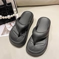 thumbnail image 1 of Sandalias para caminar Salvador Moda Parte inferior gruesa para mujer Suave piscina portátil Diapositivas Zapatillas 40 a 41, 1 of 10