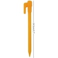 thumbnail image 3 of 40pcs 5.7" Yellow Plastic Garden Stakes Tent Pegs, 3 of 4