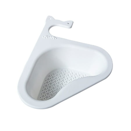 

Fovolat Kitchen Triangular Sink Filter | Multifunctional Triangle Sink Drain Basket | Cat Shape Kitchen Sink Drain Basket Dry And Wet Separation Fruit And Vegetable Kitchen Waste Draining Basket