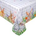 thumbnail image 3 of Easter Tablecloth 60"x84" for Rectangle Table, Waterproof Easter Decorative Table Cloth Bunny Tablecloth for Dining Room, 3 of 6