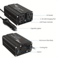 thumbnail image 3 of SUTENGDA LVYUAN 500W Power Inverter  DC 12V to AC 110V Car Inverter with 2 American Standard Sockets  3.1A Dual USB Car Adapter for Mobile Phones and Tablets computer, 3 of 6
