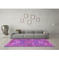 thumbnail image 3 of Ahgly Company Indoor Rectangle Geometric Purple Traditional Area Rugs, 2' x 3', 3 of 4
