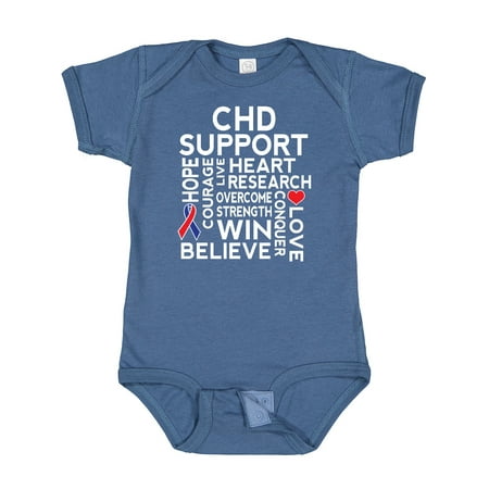 

Inktastic CHD Awareness Month Gift Baby Boy or Baby Girl Bodysuit
