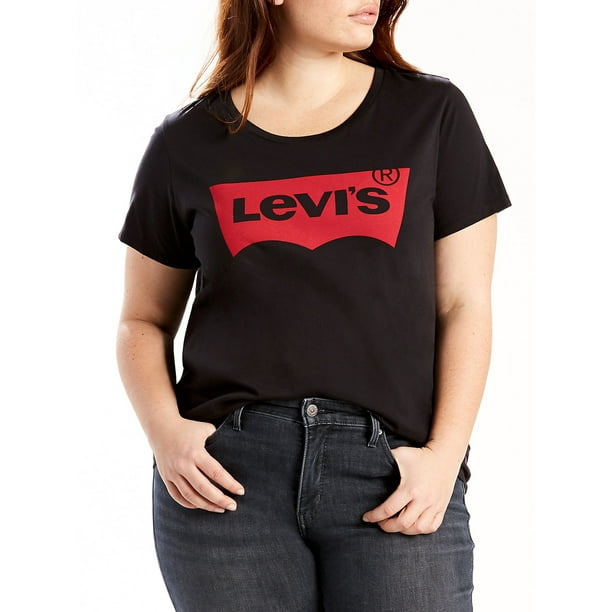 Levi's Women's Plus Size Perfect Graphic Short Sleeve T-Shirt 
