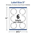 thumbnail image 6 of Avery 3" Waterproof Starburst Labels, 60 Labels, 6 of 10