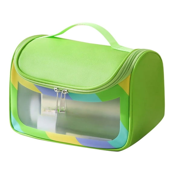 Light Transparent Makeup Bag Portable Travel Storage and Daily Necessities Hand Held Cosmetics Organizer