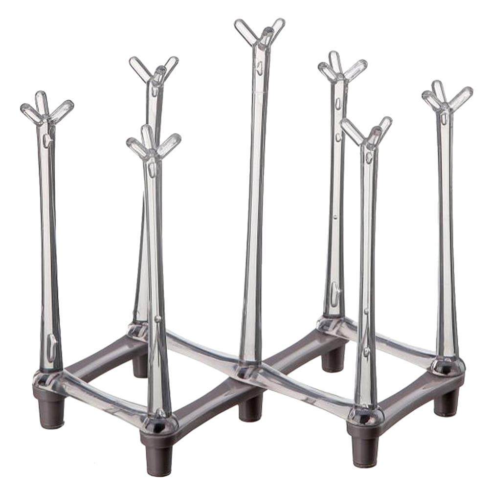 NUOLUX Retractable Cup Drying Rack Mug Organizer Desktop Drinking Glass