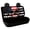Vintage Distressed American Flag with Skull Print, variant on Chririnla Vintage Coconut Palm Print, Comfortable Car Back Seat Covers 2pcs Non-Slip Fashion Rear Seat Covers for Car Interior Auto