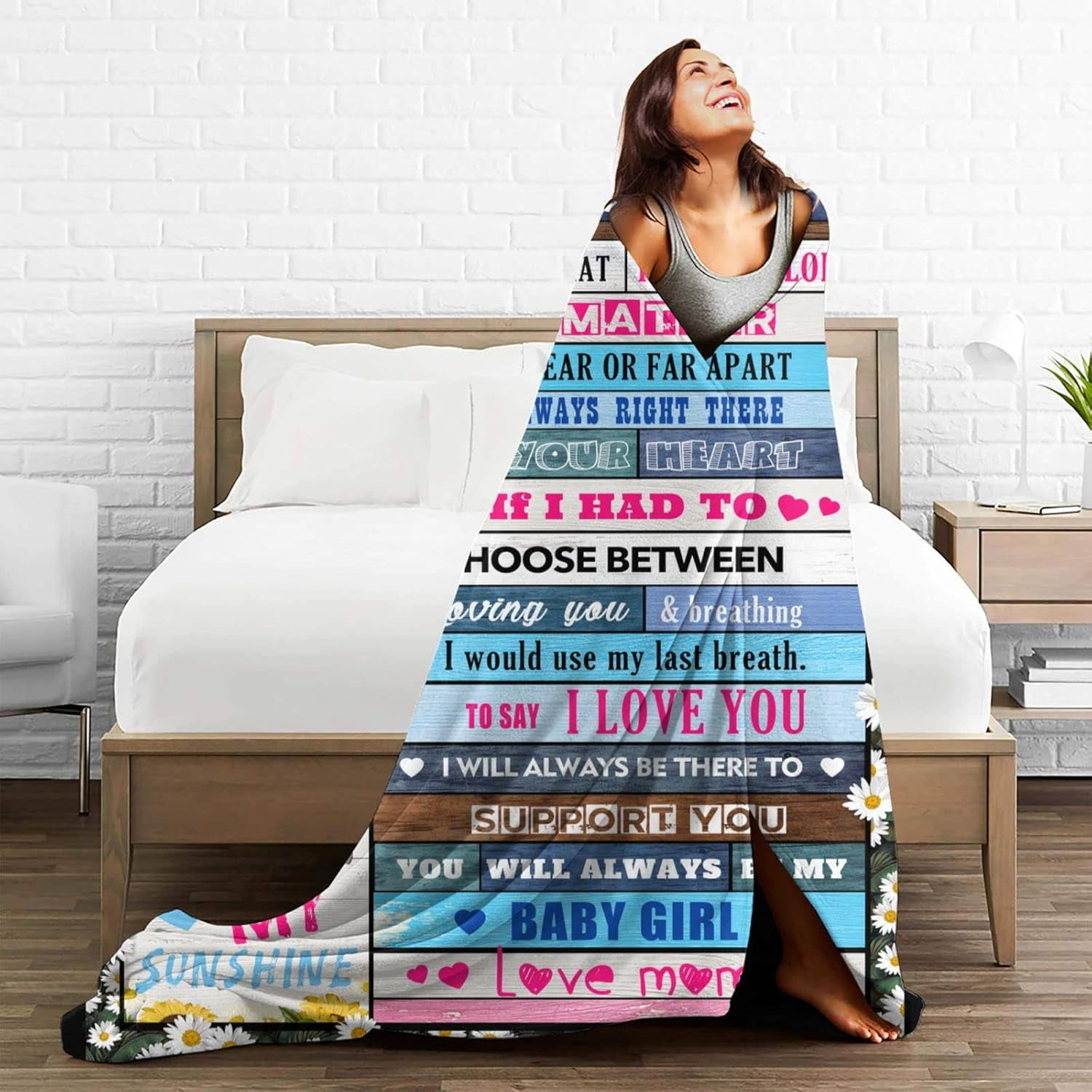 Christian Birthday Gifts for Women Friends Blanket,Unique Inspirational Religious Catholic Spiritual & Baptism Comformation Gifts for Girl Godmother Mom Sister