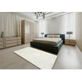 thumbnail image 4 of Ahgly Company Indoor Rectangle Contemporary Soft Ivory Beige Solid Area Rugs, 2' x 3', 4 of 6