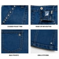 thumbnail image 4 of Jessica Simpson Girls' Skirt - Distressed 5 Pocket Stretch Denim Skirt - Jeans Skirt for Girls (7-16), 4 of 7