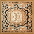thumbnail image 2 of Unique Loom Outdoor Traditional Collection Area Rug - Royal (10'  Square Black Gold Brown/Red), 2 of 8