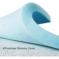 thumbnail image 3 of QQbed Memory Foam 47" Length x 29" Width x 4" Height  Soft Firm Upholstery Cushion Pad Blue Cooling, 3 of 6