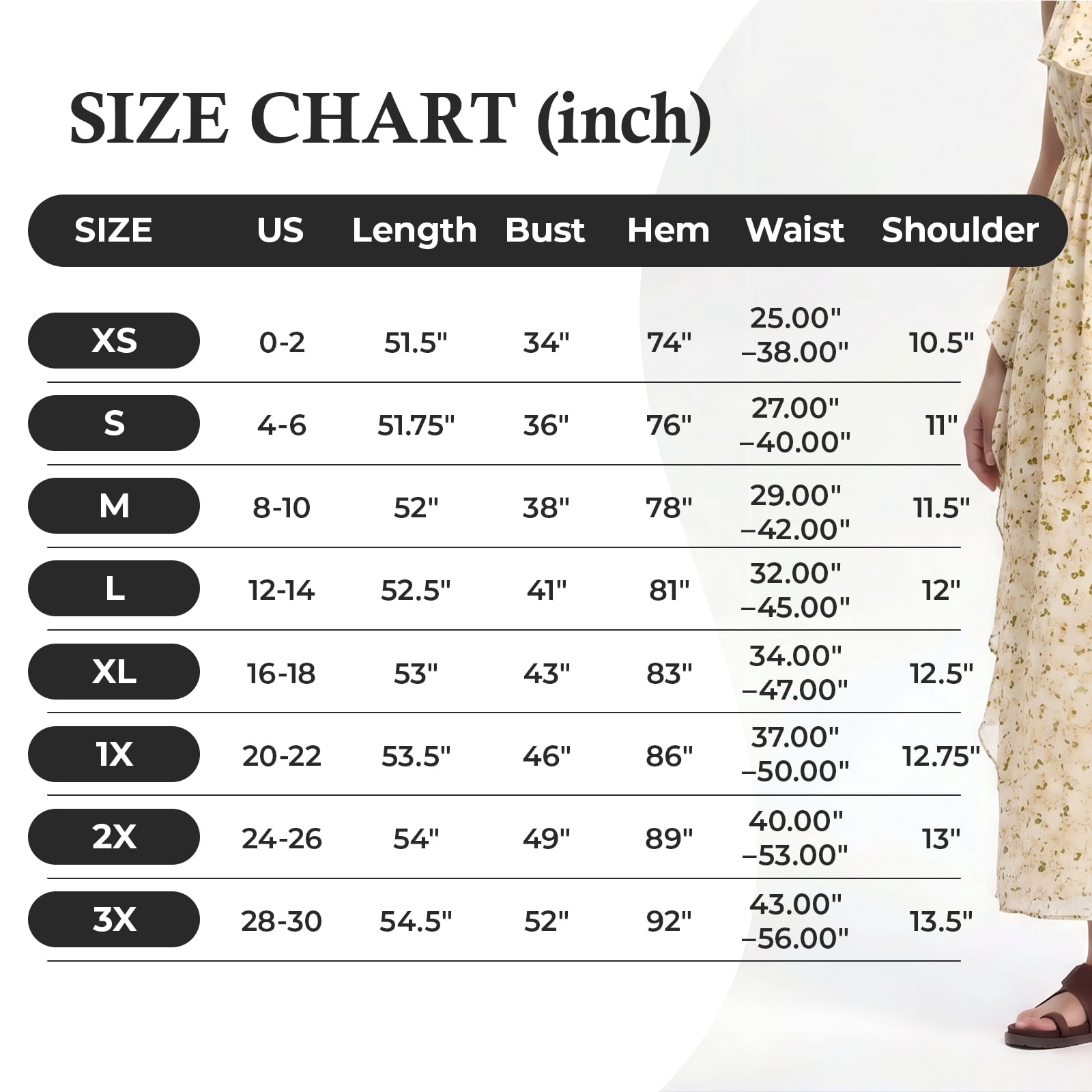 Alvantor Summer Maxi Dresses for Women, Sleeveless Ruffle V-Neck Floral Poly Chiffon, Ivory Multi