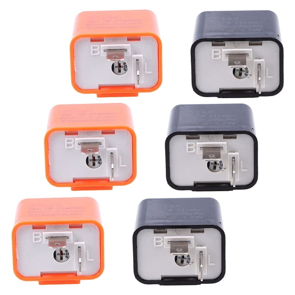 RUNROTOO 6Ud Relevador De Intermitentes 12V Para Motocicleta Con Durabilidad A De Agua