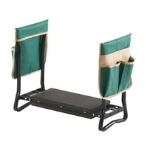 Wqmh Folding Garden Kneeler and Seat Heavy Duty, Widened 8" EVA Foam Pad, Portable Garden Stool with Tool Bags, Gardening Bench to Relieve Knee & Back Pain