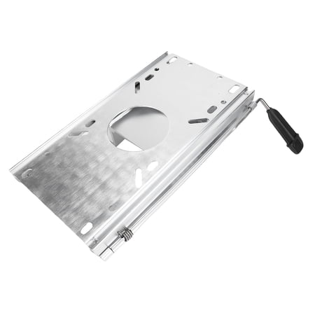 YAHHU Boat Seat Slider Aluminum Alloy Marine Chair Slide Track Handle Universal Fits 5.3 x 5.3 Inches Base Fishing Accessories