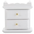 thumbnail image 1 of KAKOWELY 1Pc 1:12 Mini House Mini Furniture Model Bedside Table Drawers Mini Night Table,2.2"X2.2"X2.17", 1 of 4